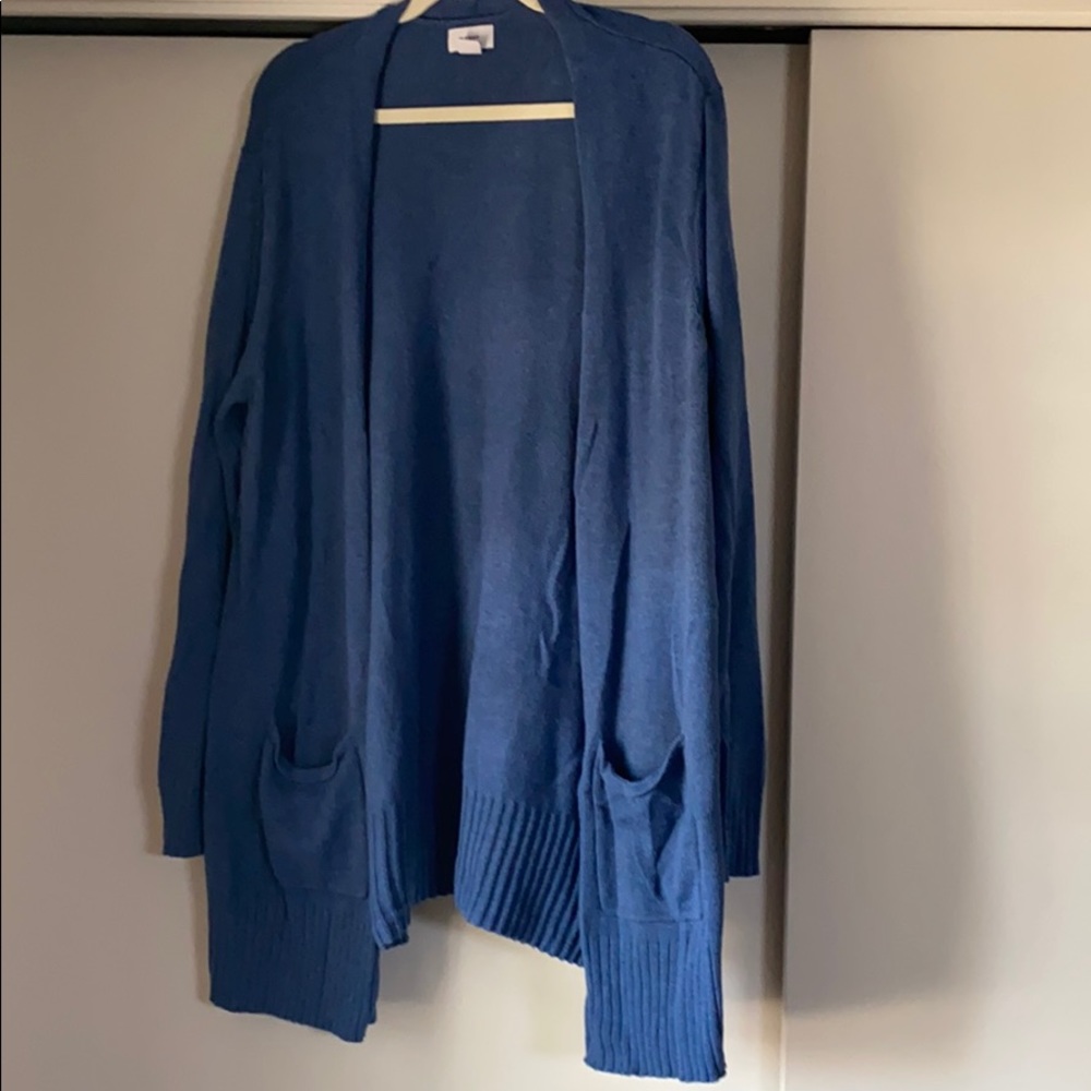 Blue old navy cardigan